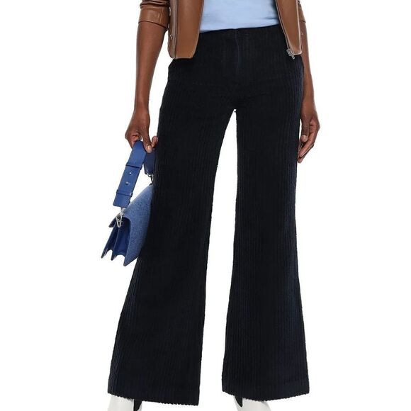 Acne Studios Pants Wide Leg Flare Corduroy Trousers Sz 34 S - Picture 1 of 2